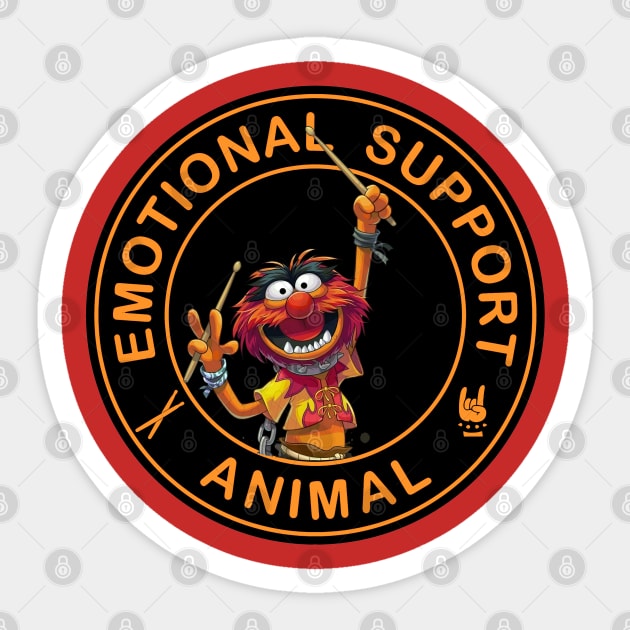 Emotional support animal Sticker by projeksambat